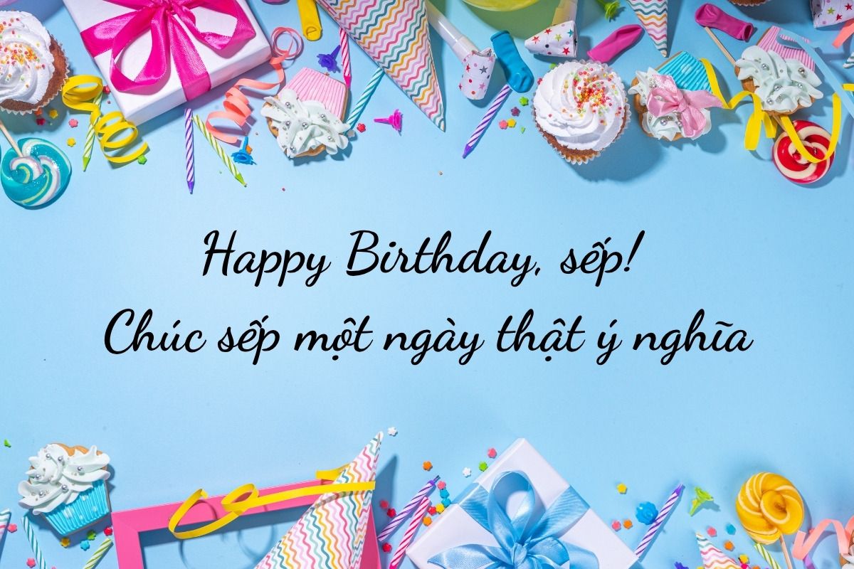 chúc mừng sn sếp