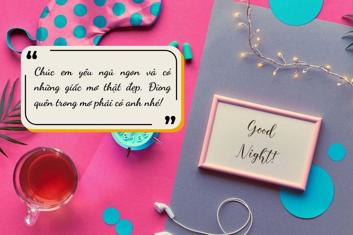 chúc người yêu ngủ ngon