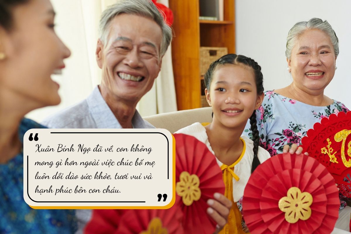 chúc tết bố mẹ ý nghĩa