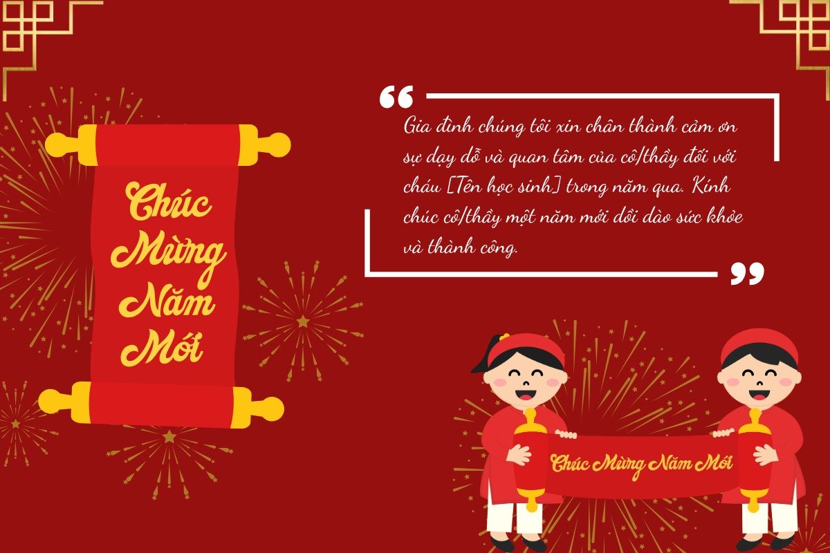 chúc tết các thầy cô giáo