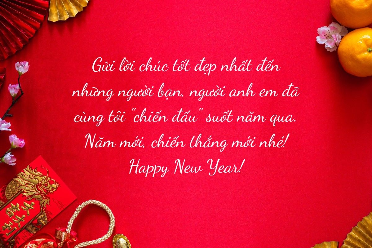 chúc tết cho đồng nghiệp