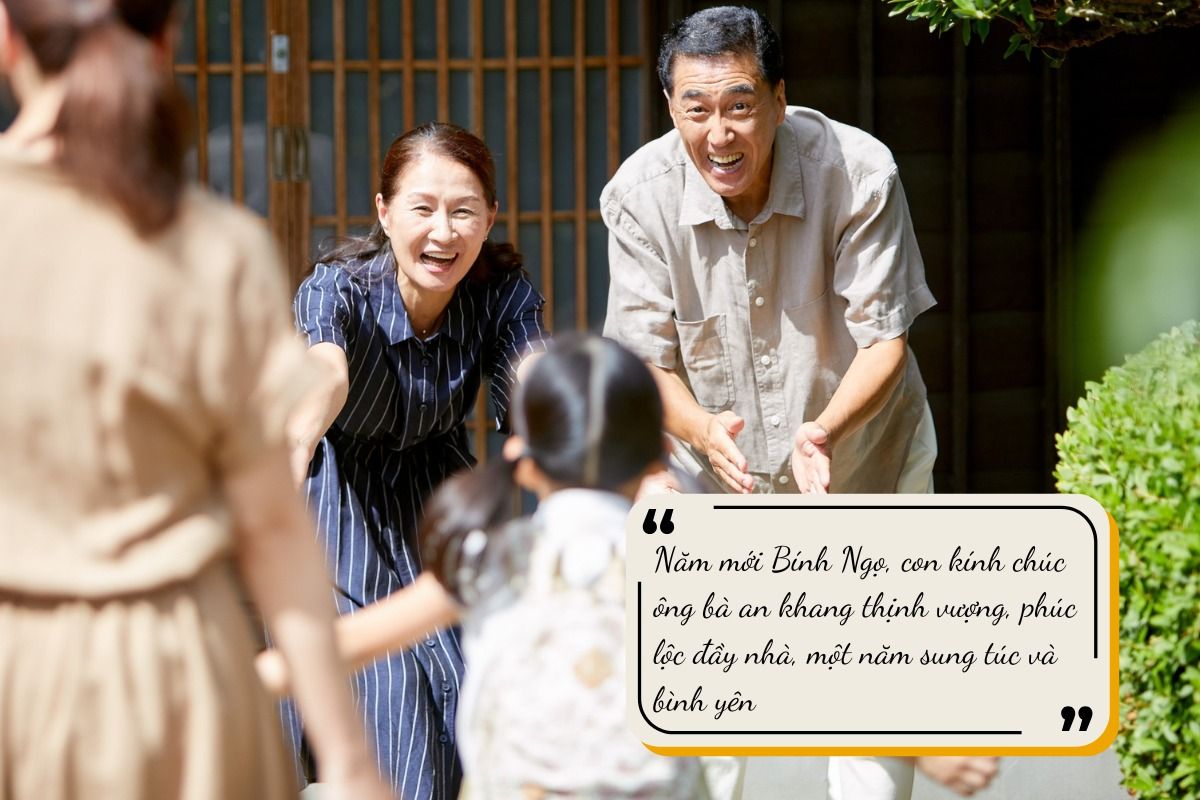 chúc tết hay cho ông bà