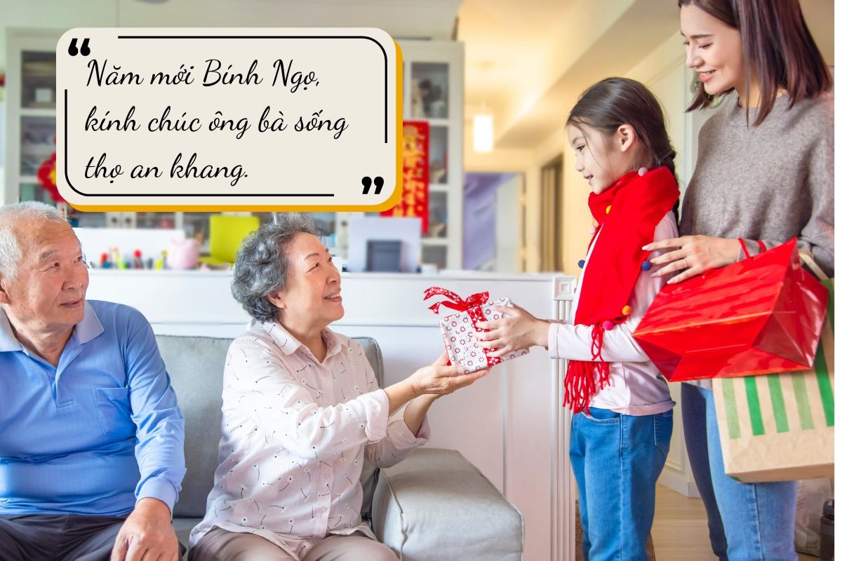 chúc tết ông bà hay