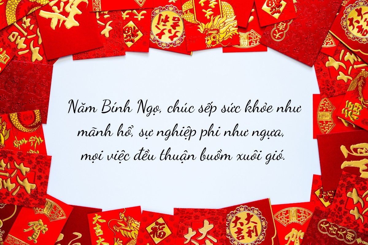 chúc tết sếp và đồng nghiệp