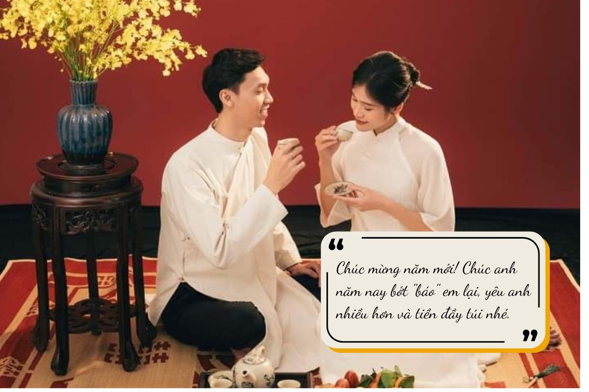 chúc tết tặng người yêu