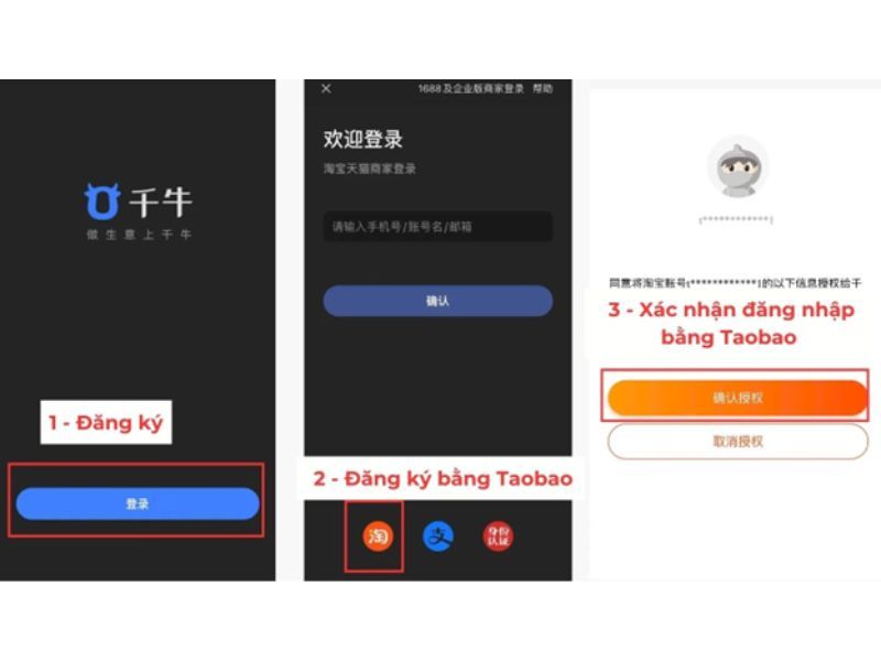 Đăng nhập tài khoản