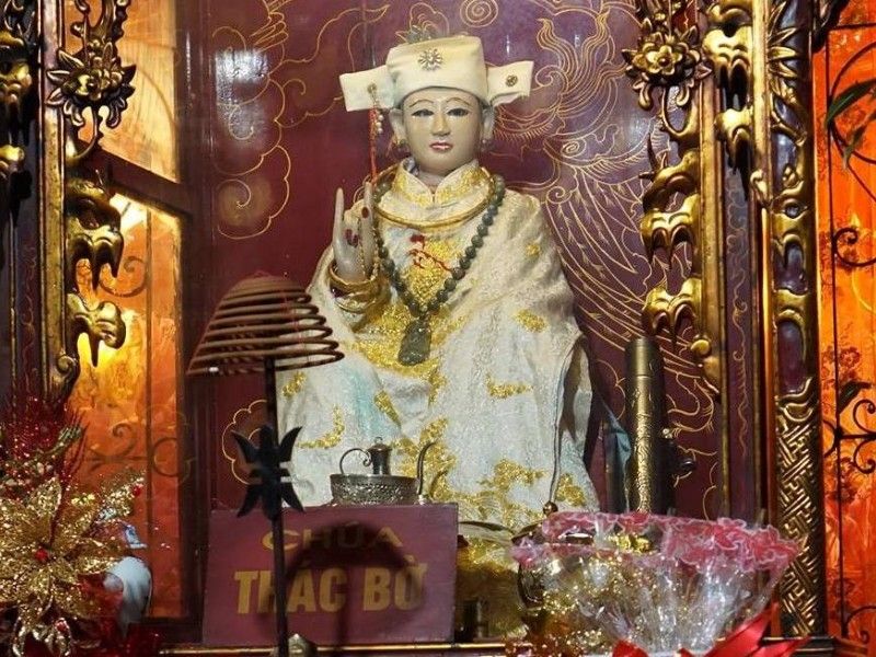 di tích đền chúa thác bờ