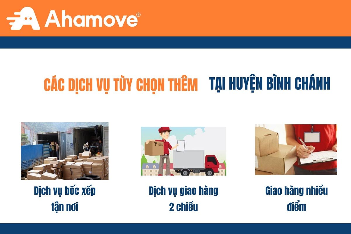 Lựa chọn dịch vụ tùy chọn thêm tại Bình Chánh