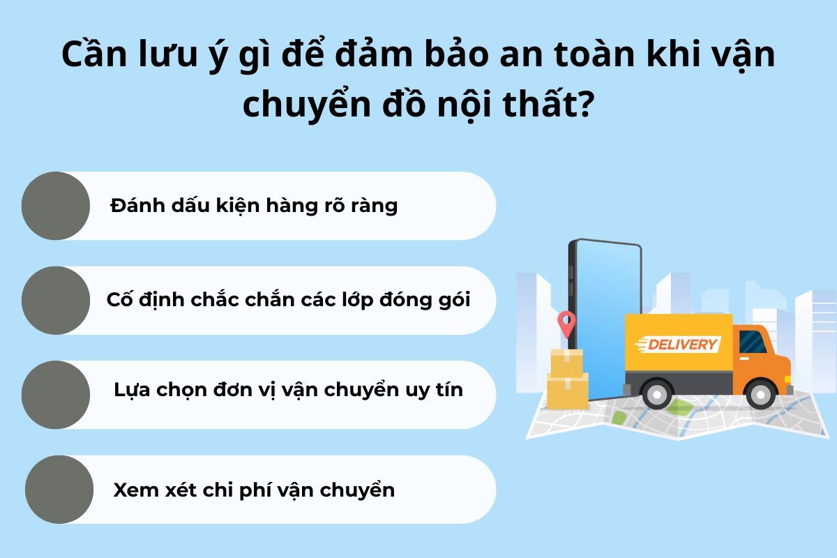 đóng gói hàng nội thất