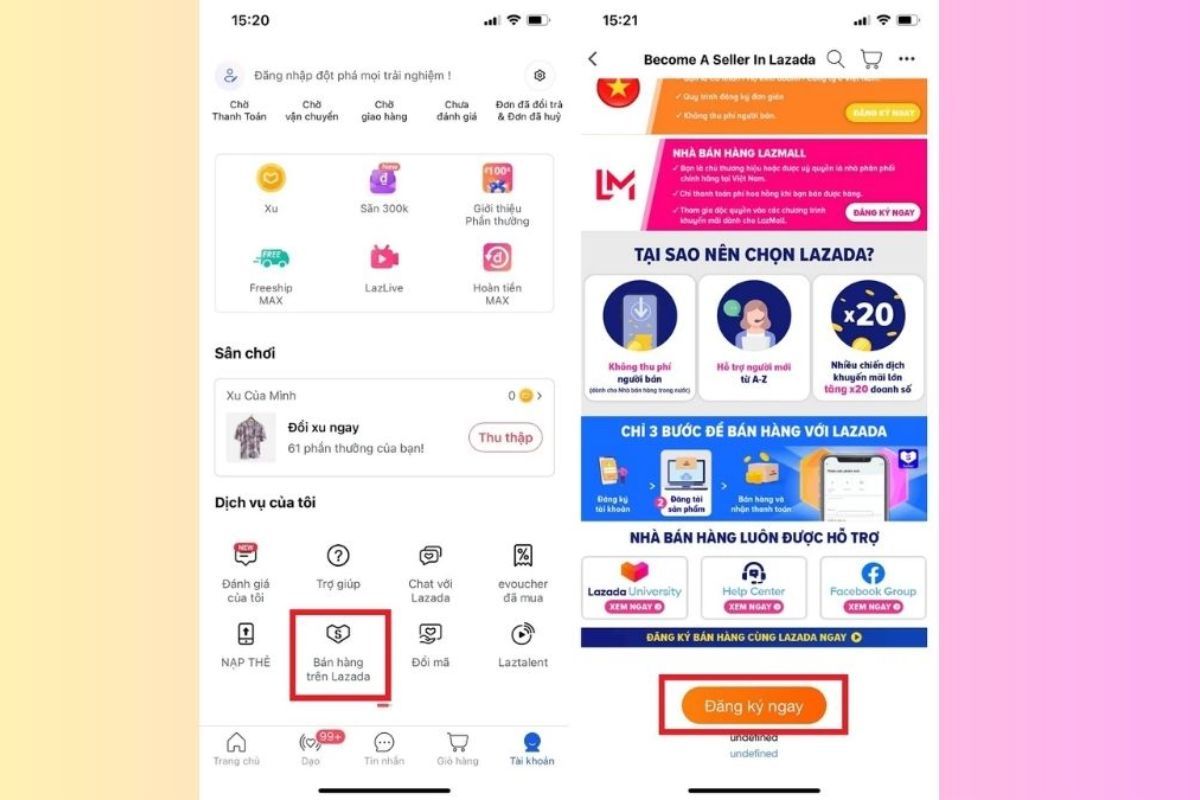 Hướng dẫn bán hàng trên Lazada