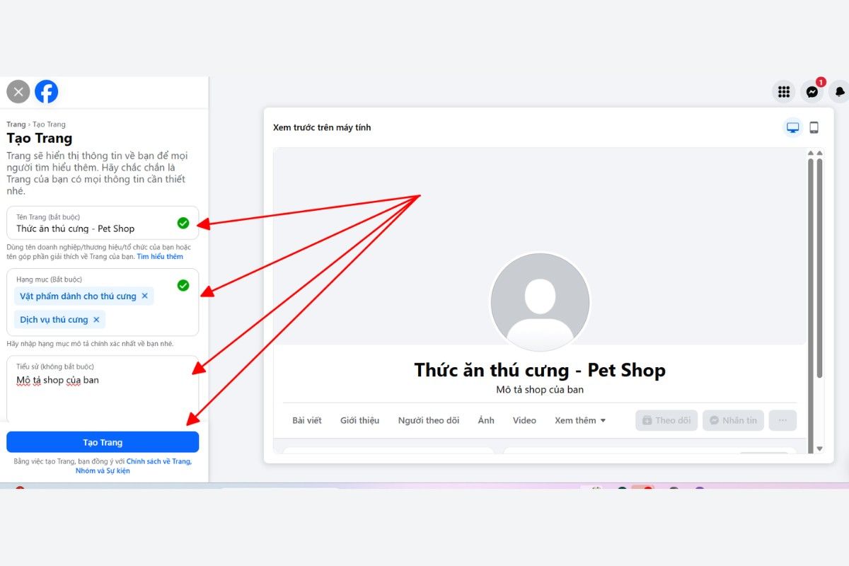 hướng dẫn tạo fanpage fb