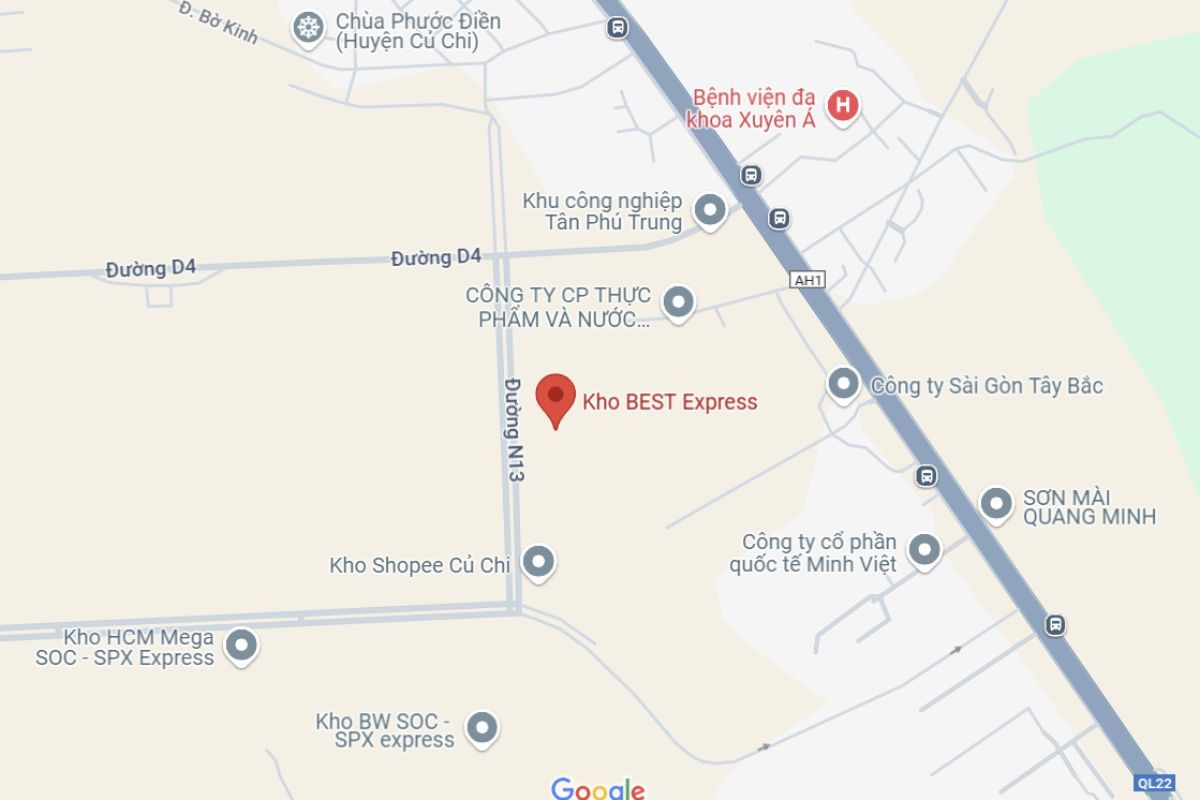 địa chỉ kho hcm hub