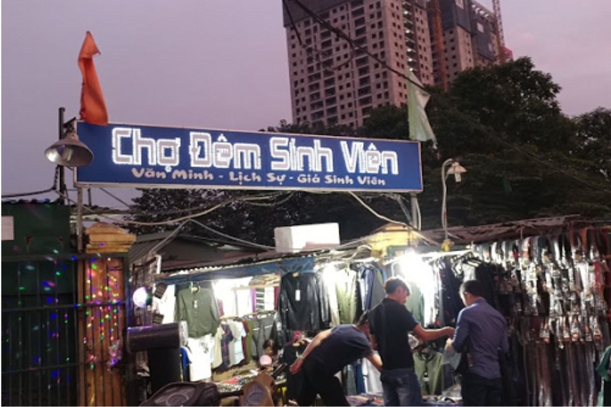 khu chợ đêm hà nội