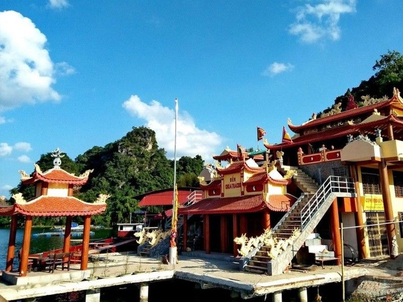 kinh nghiệm đi đền chúa thác bờ