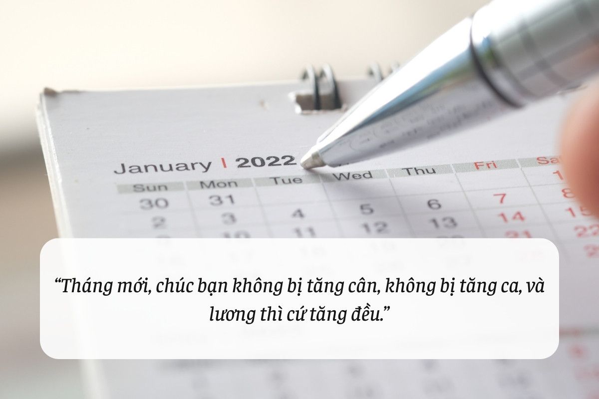 lời chúc mồng một đầu tháng