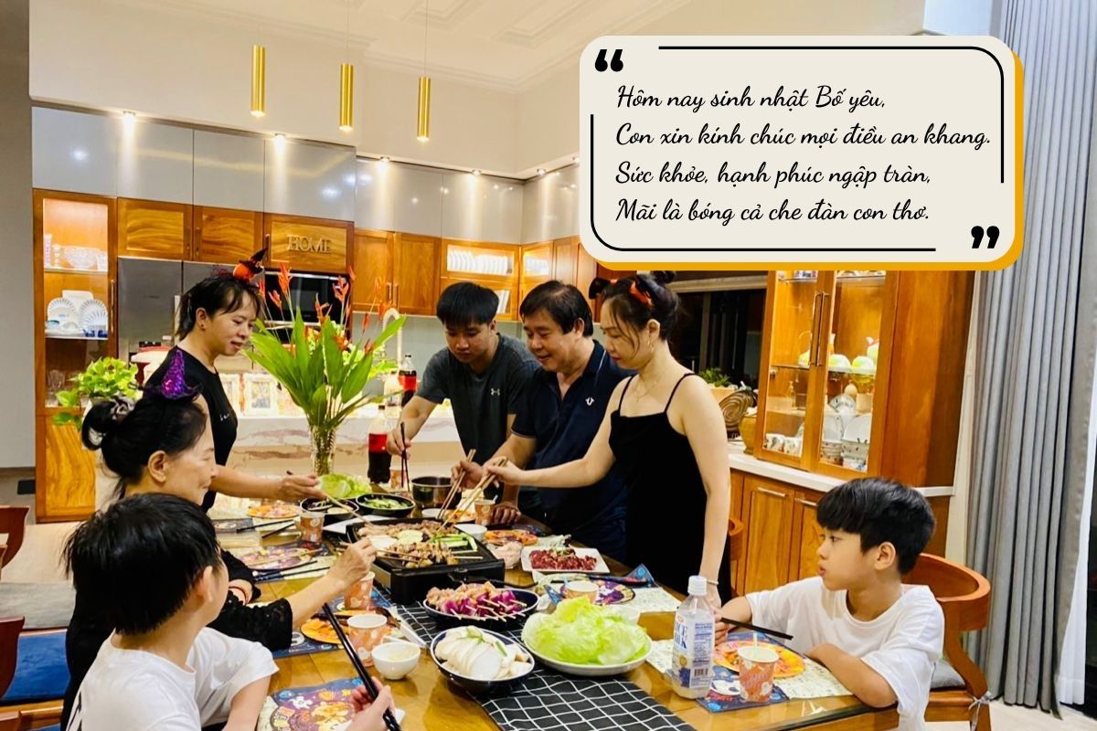 lời chúc mừng bố sinh nhật