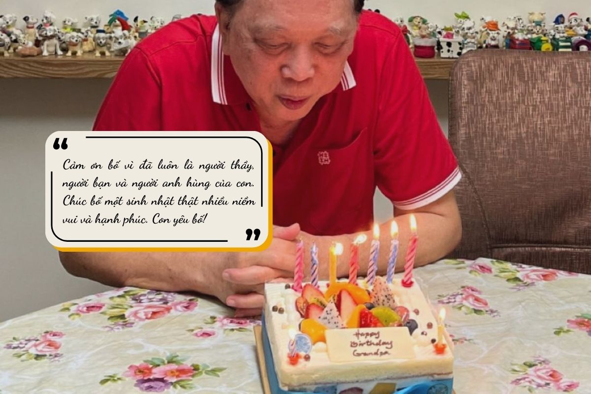 lời chúc sinh nhật bố