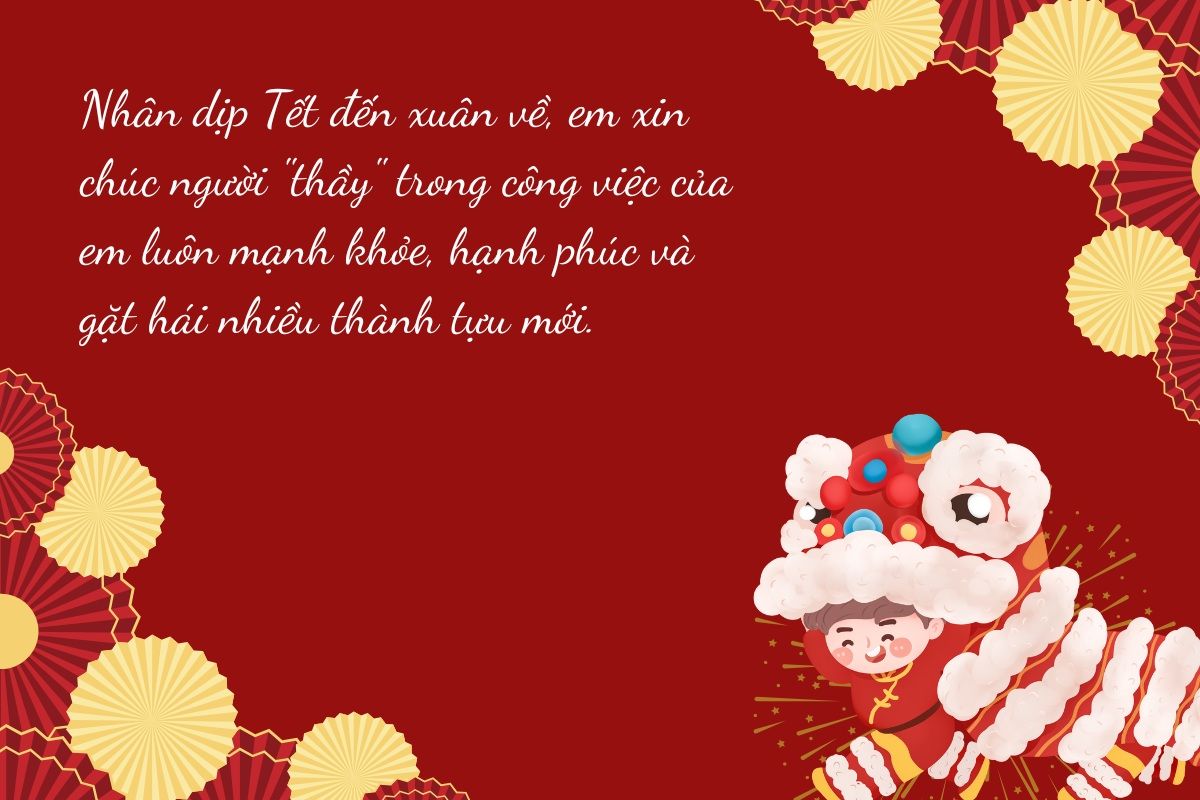 lời chúc tết cô giáo