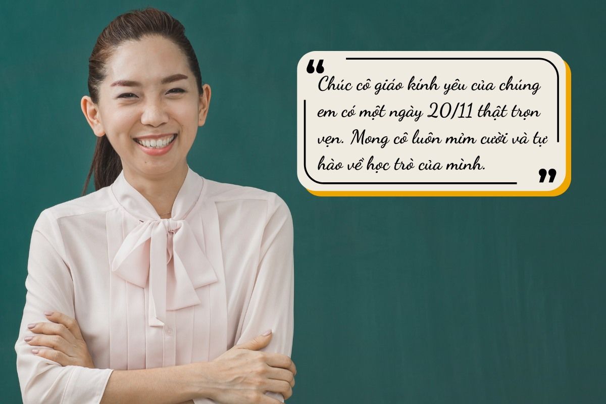 lời chúc thầy cô 20 11