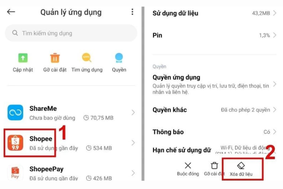 Lỗi F02 Shopee 5