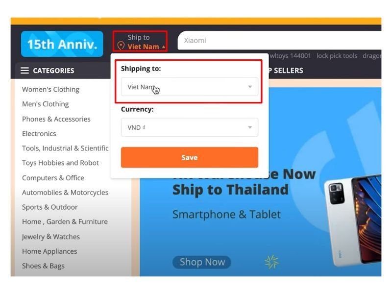 Tạo tài khoản Banggood