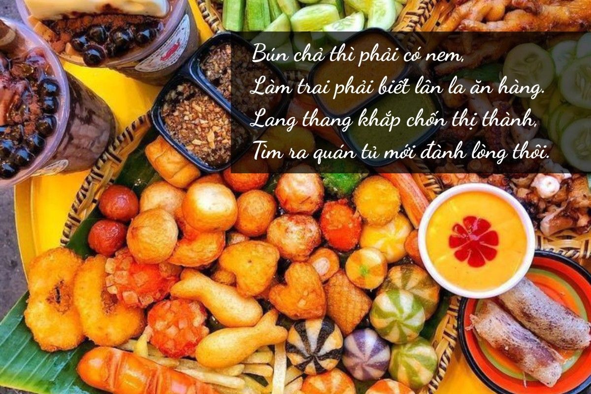 những dòng trạng thái ăn uống