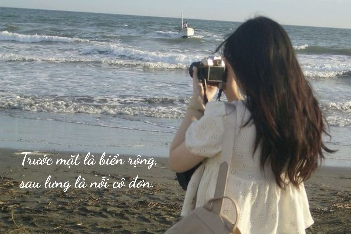 những dòng trạng thái đi biển