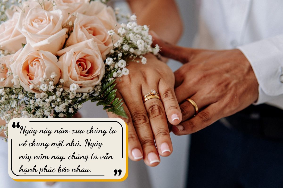 những stt hay về kỷ niệm ngày cưới
