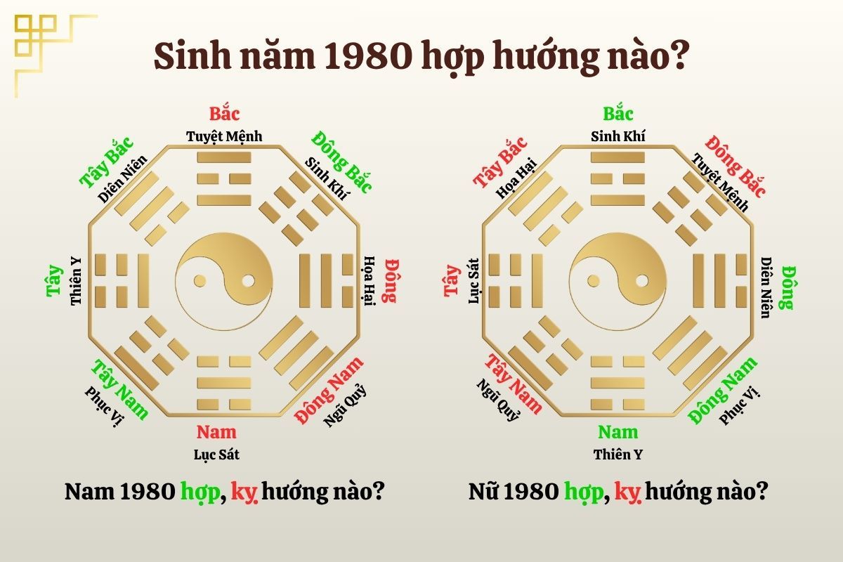 Hướng hớp với Canh Thân 1980