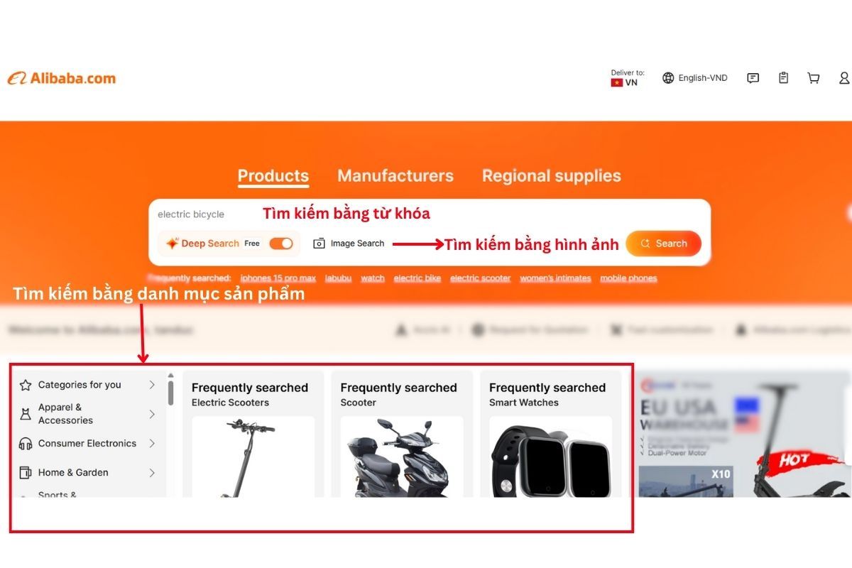 Cách order trên Alibaba