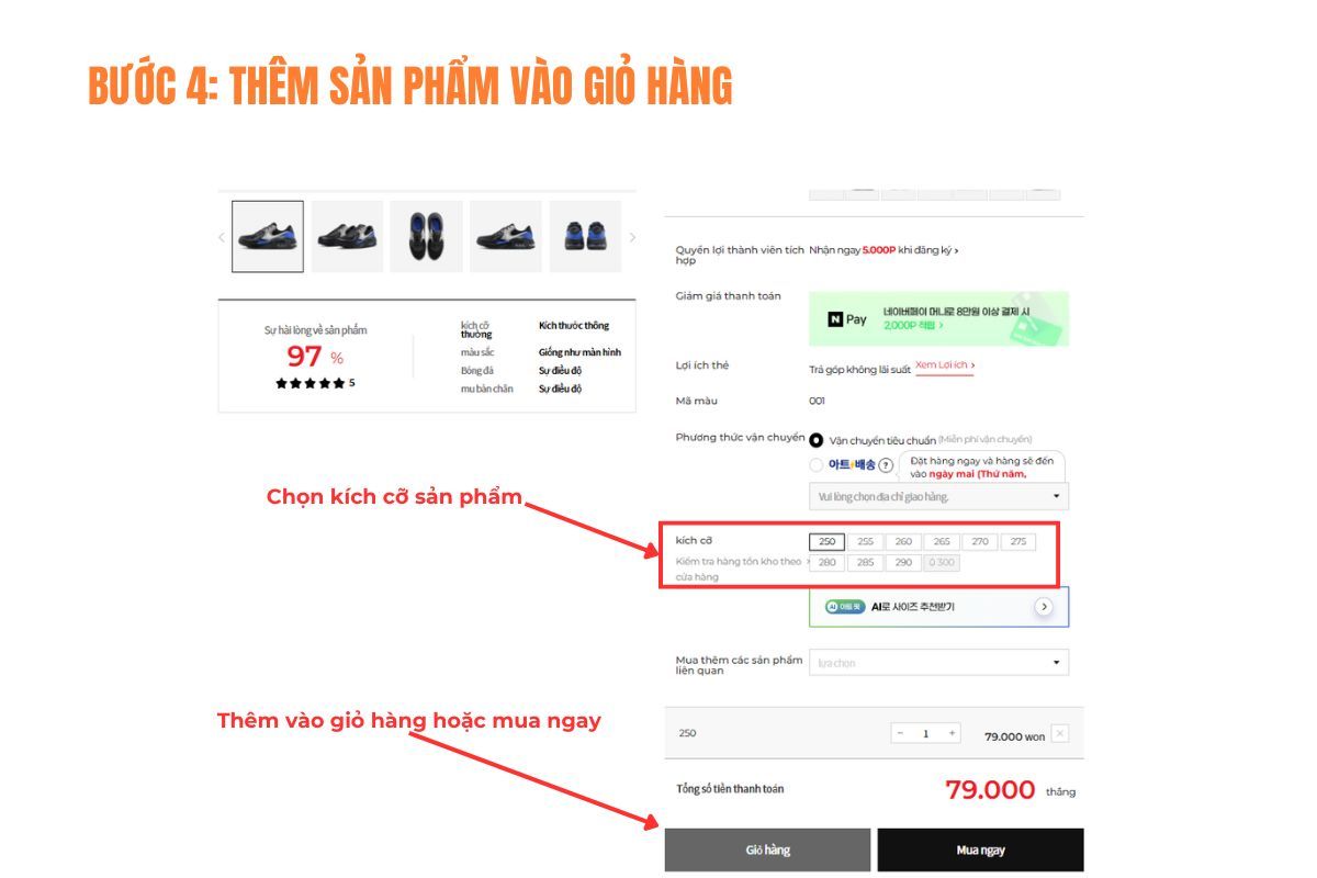 order hàng abc mart hàn quốc