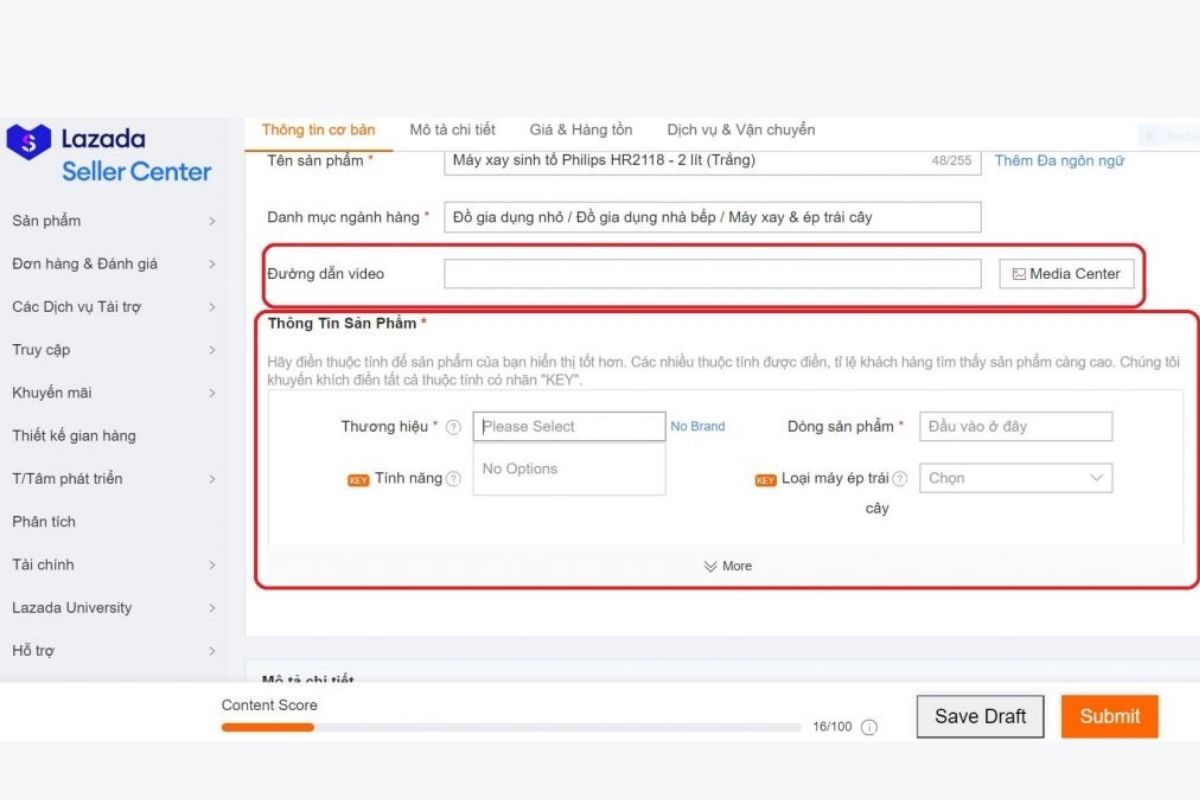 Quy định sản phẩm trên lazada