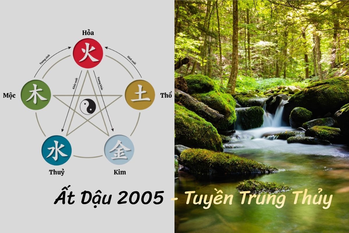 Sinh năm 2005 mệnh Thủy, Tuyền Trung Thủy