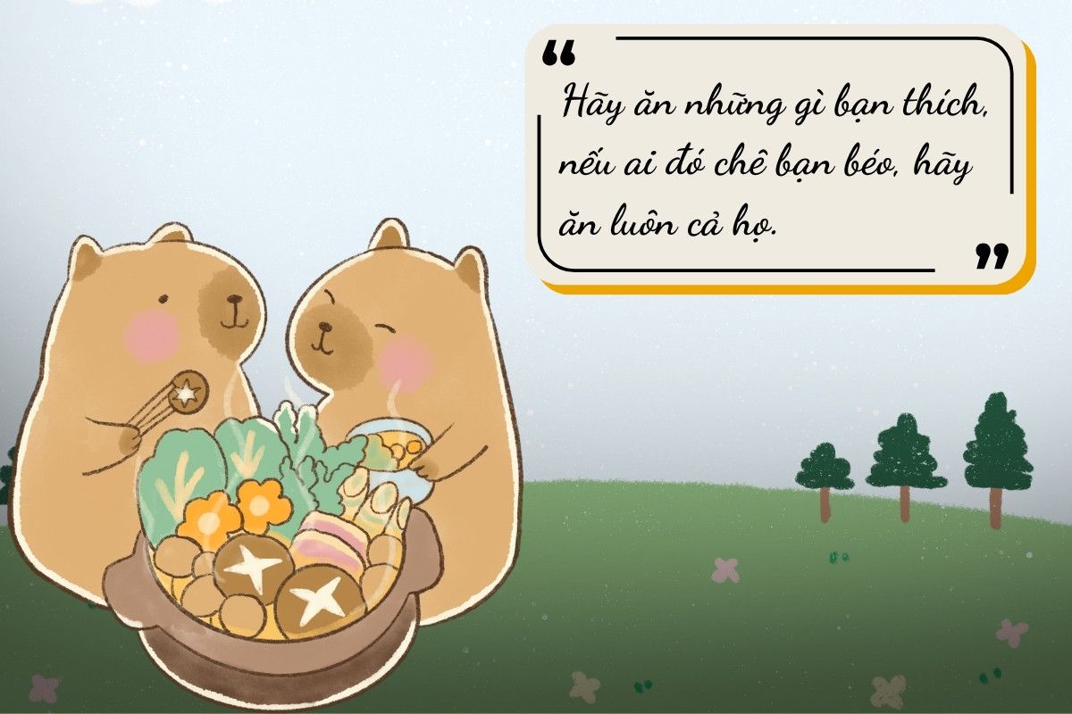 status ăn uống ngắn
