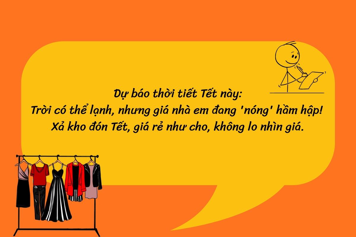 status bán hàng dịp tết