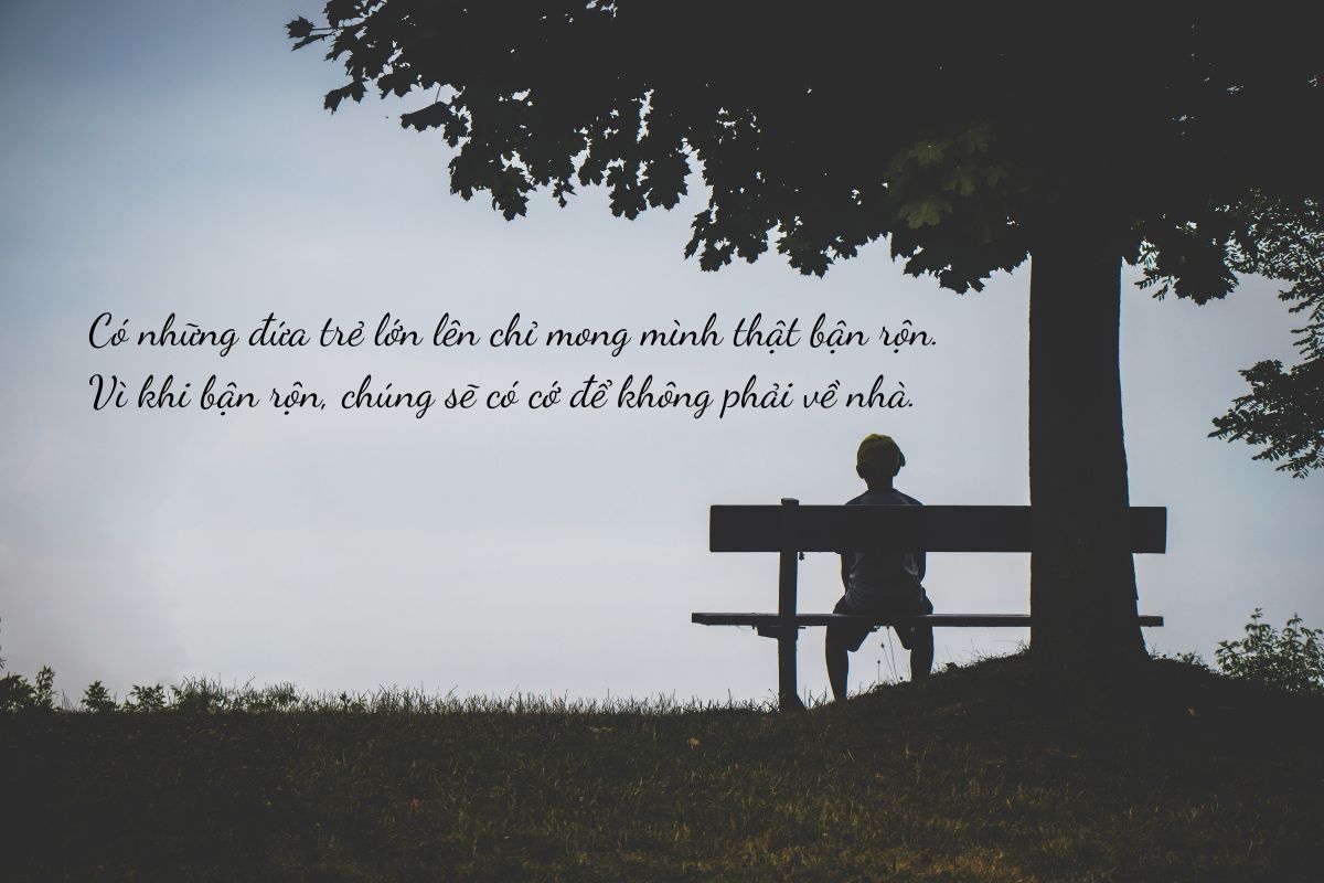 STT buồn tâm trạng về gia đình không trọn vẹn