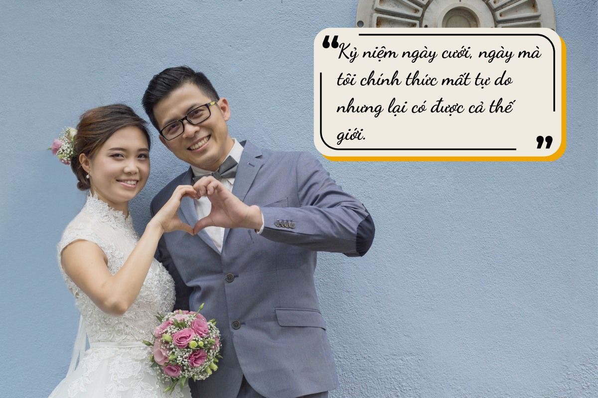 stt hay kỷ niệm ngày cưới