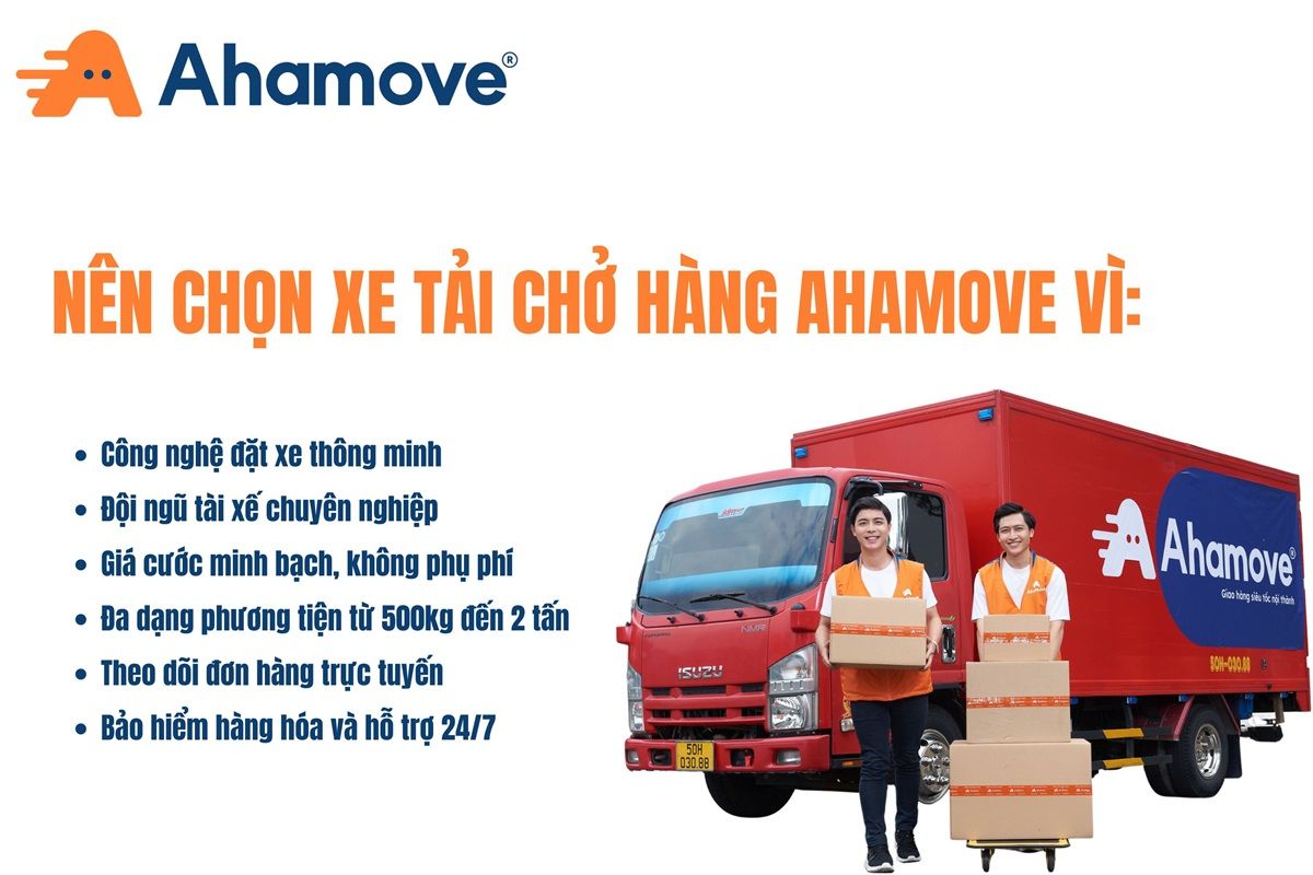 Lợi ích khi sử dụng dịch vụ tại Ahamove