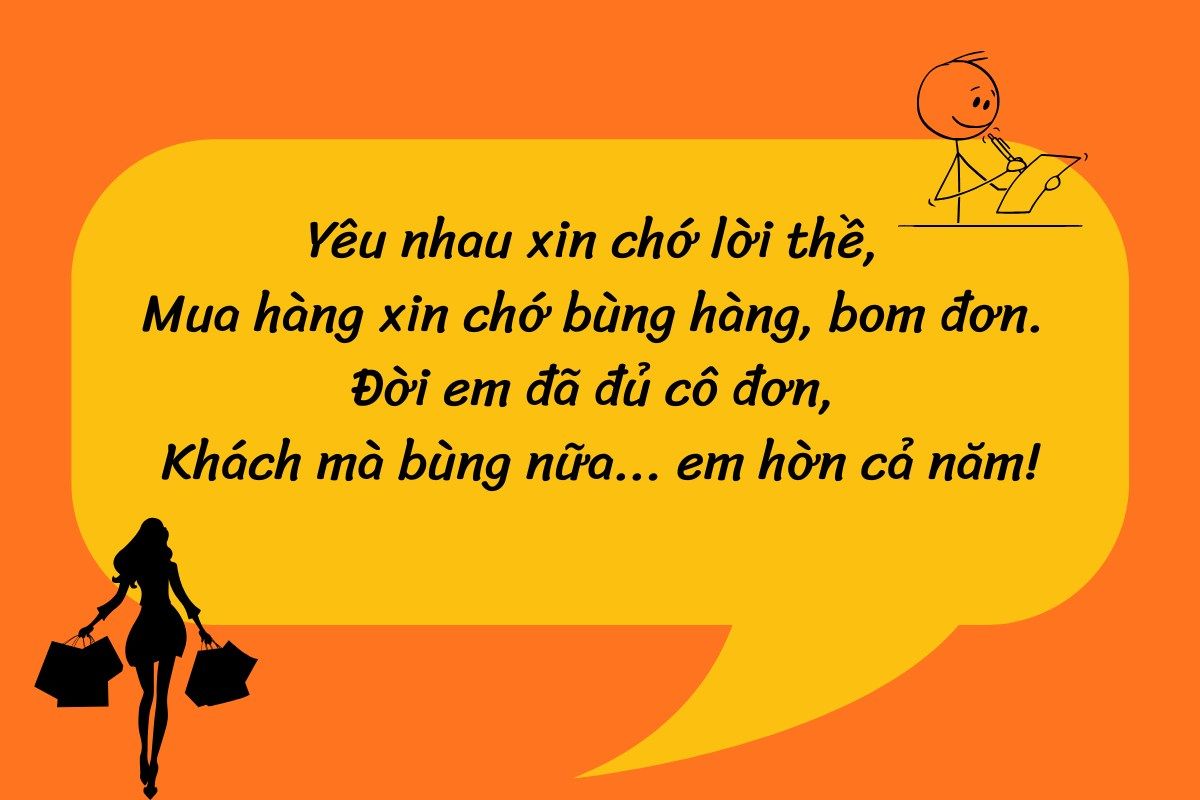 thơ bán hàng online