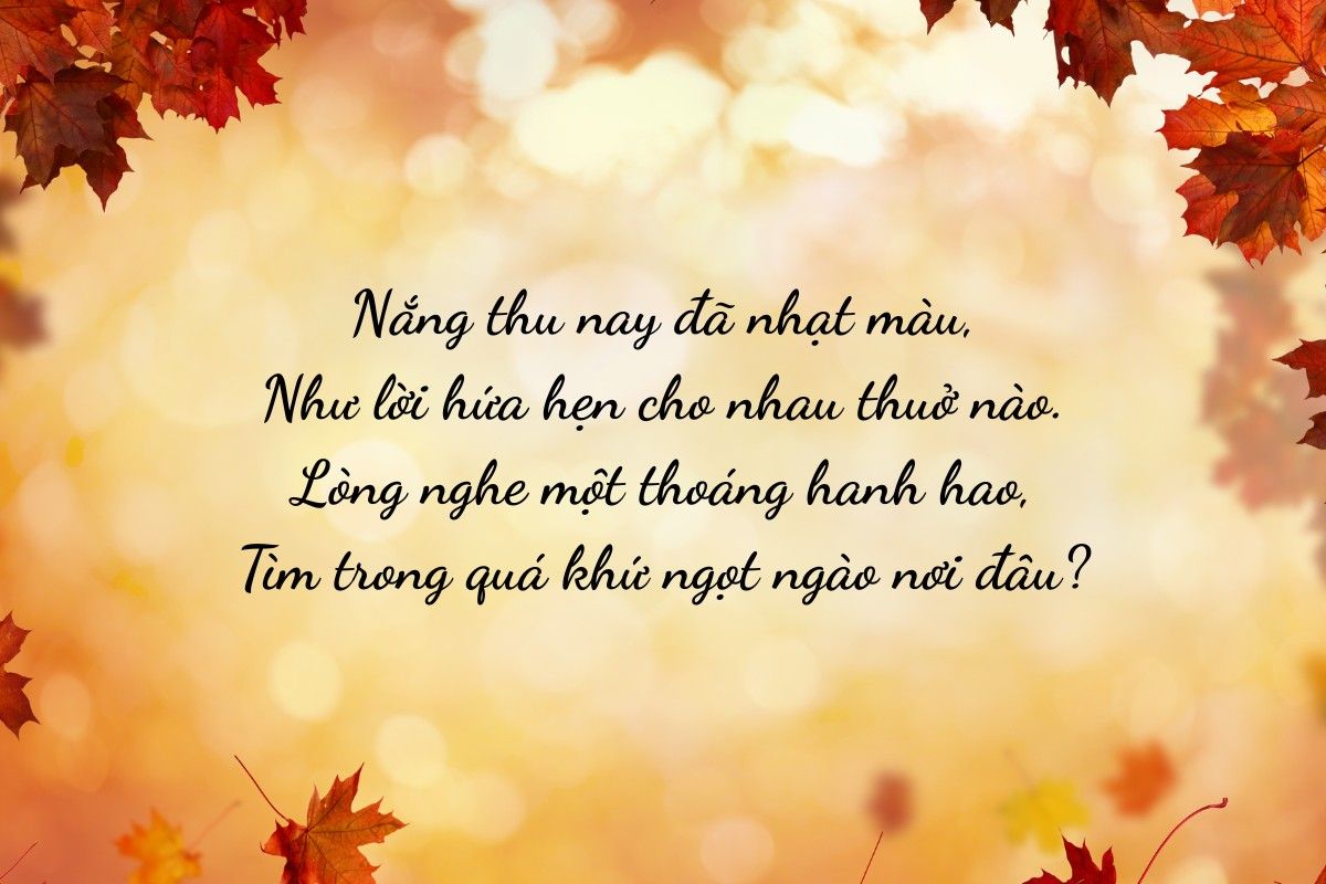thơ mùa thu