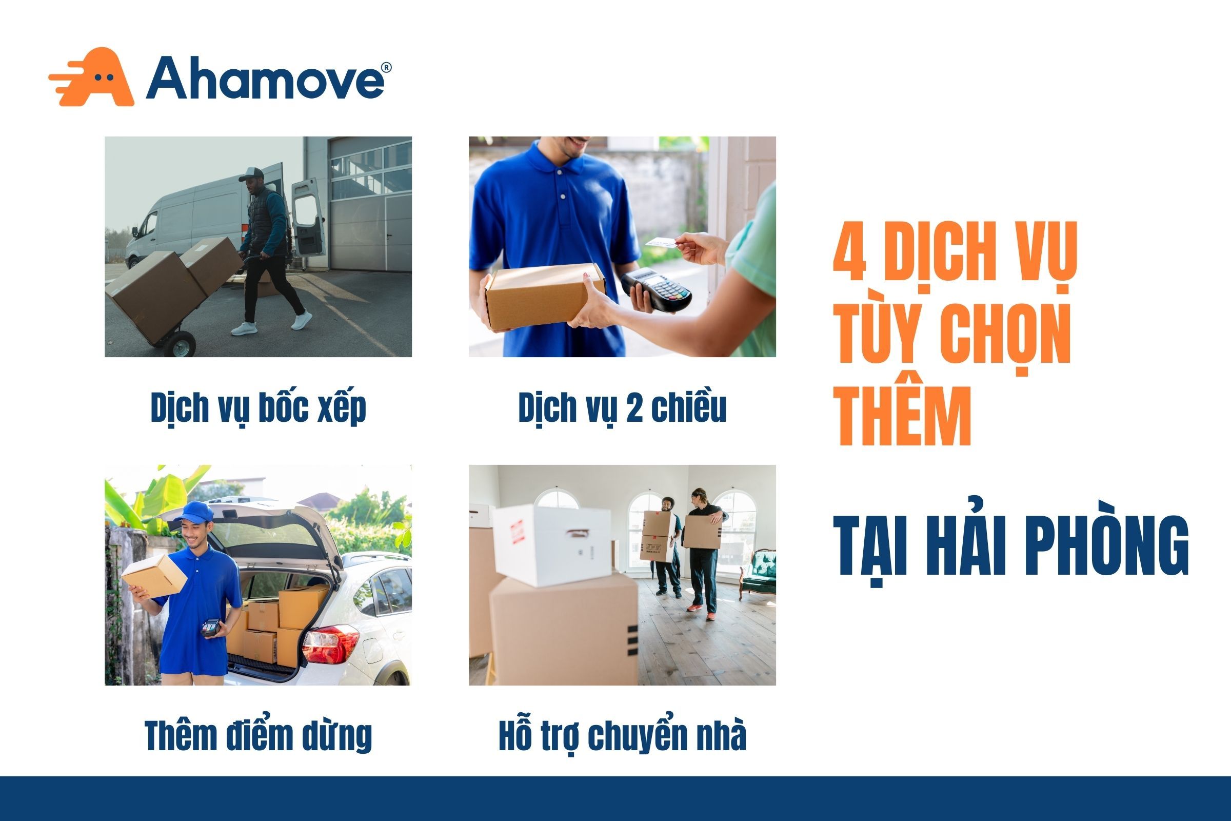 Các dịch vụ bổ sung khi sử dụng dịch vụ bổ sung thêm tại Hải Phòng