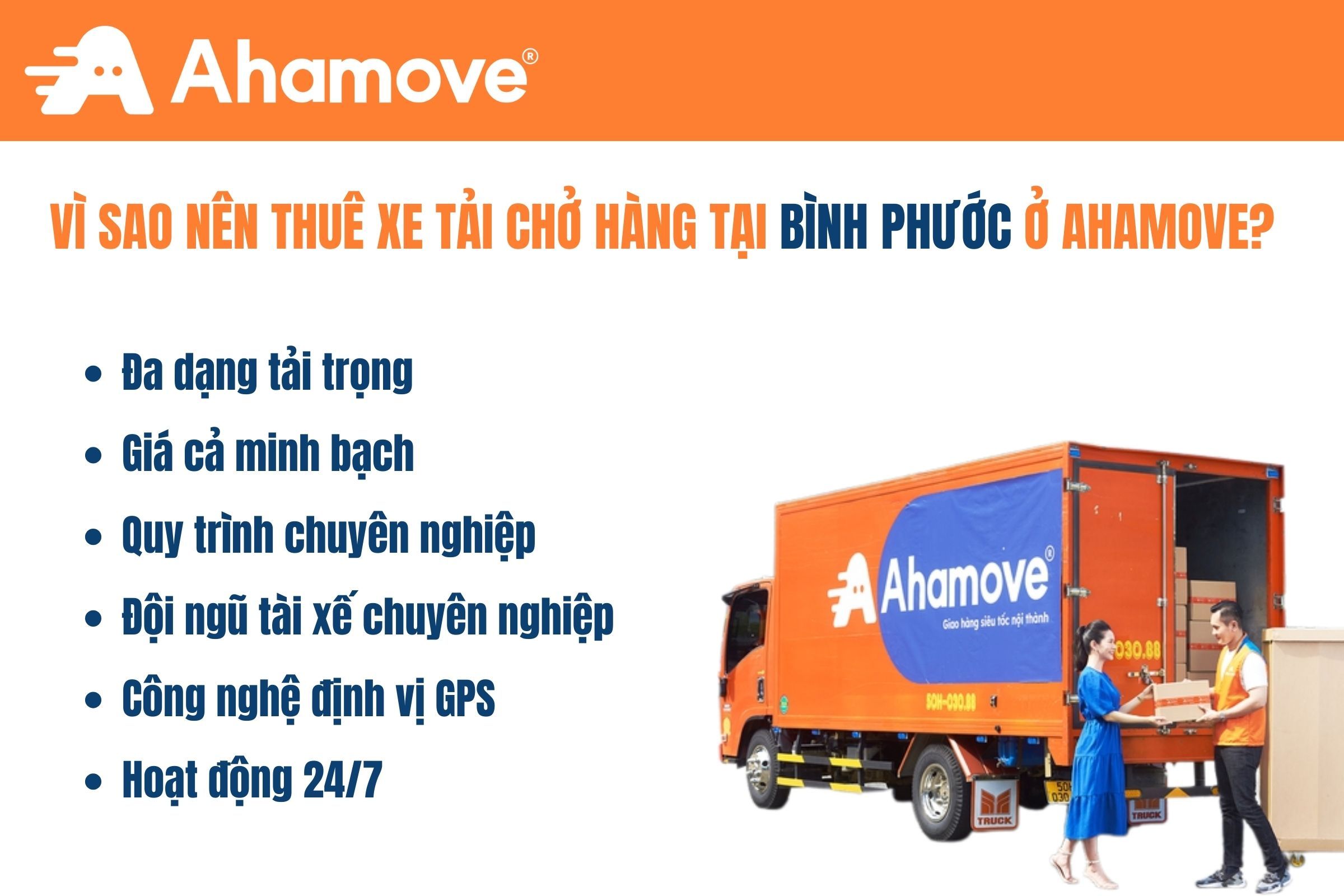Các ưu điểm khi sử dụng dịch vụ thuê xe tải tại Bình Phước
