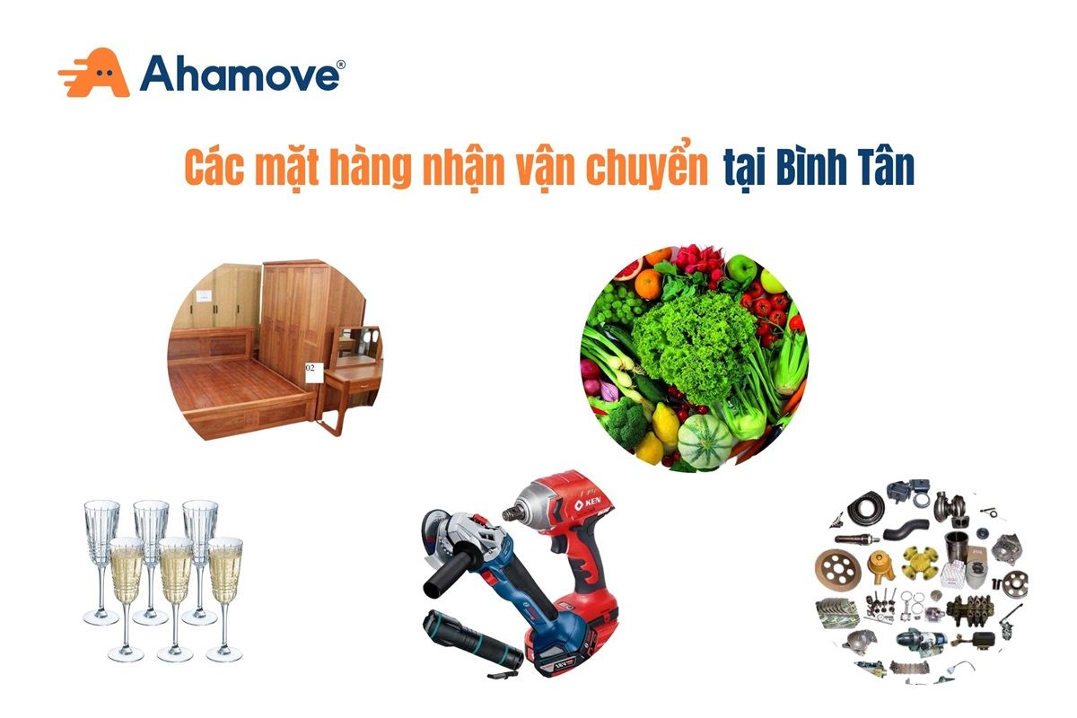Các mặt hàng cho chuyển tại Bình Tân