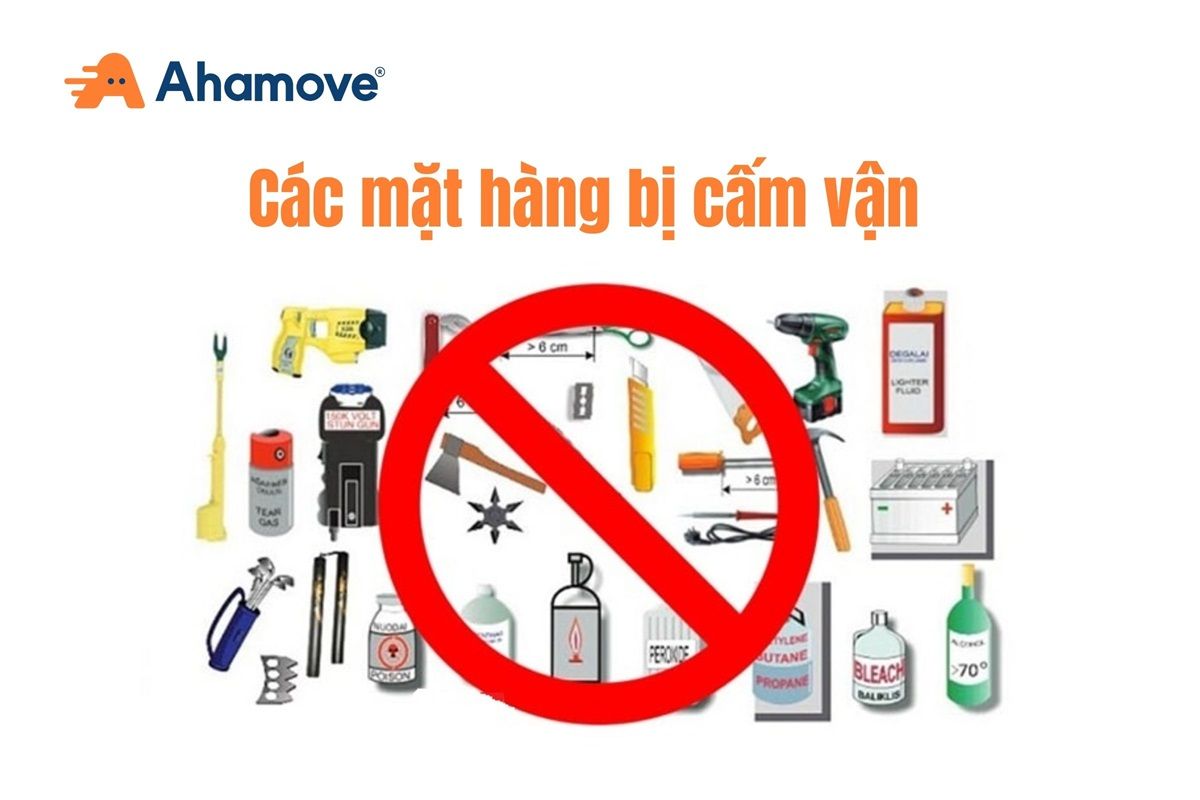 Các mặt hàng bị cấm khi thuê xe tải dưới 2 tấn