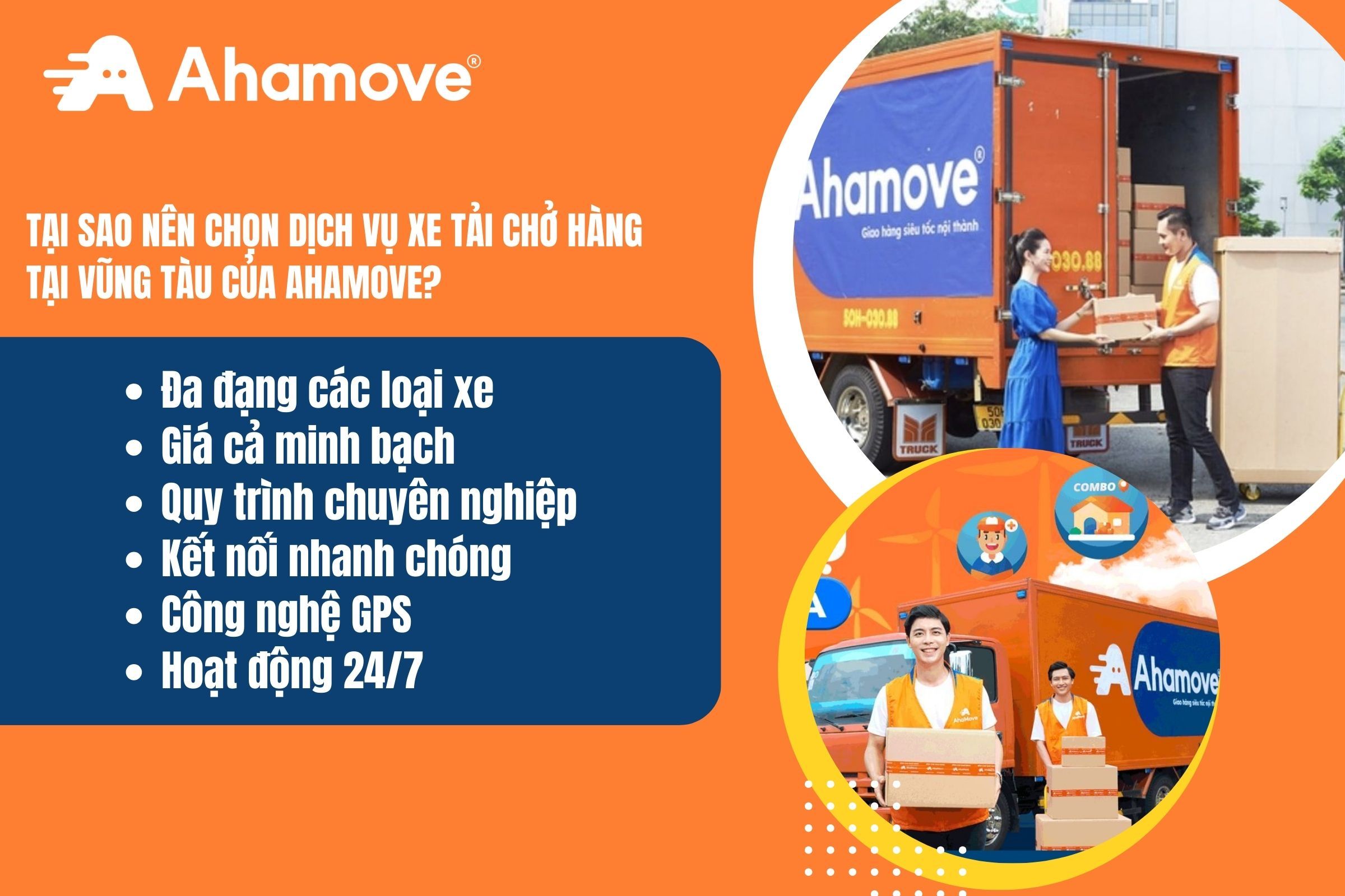 Các ưu điểm khi sử dụng dịch vụ thuê xe tải chở hàng tại Vũng Tàu