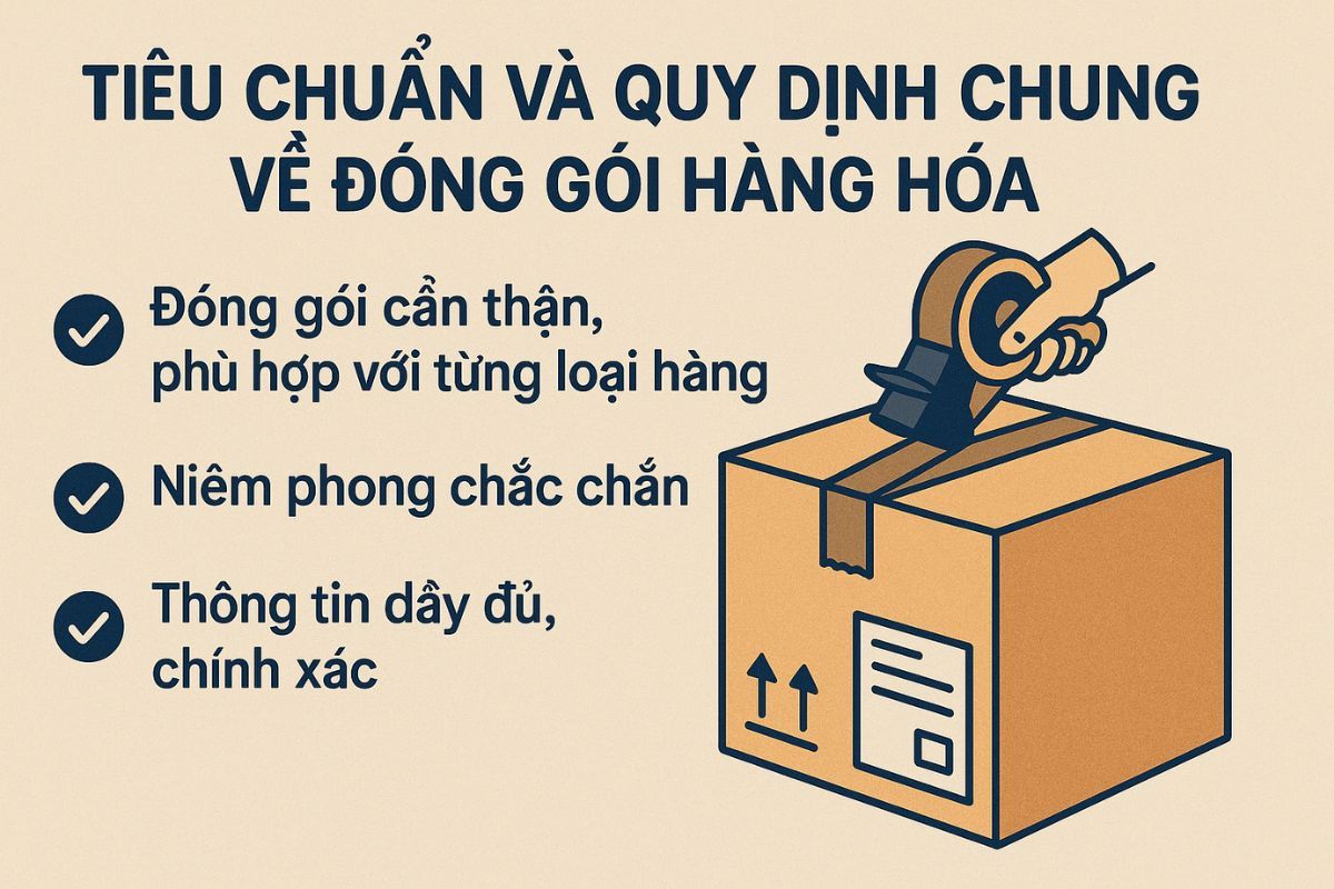 tiêu chuẩn về đóng gói hàng hóa